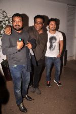 Anurag Kashyap, Anurag Basu, Ali Zafar at Haider screening in Sunny Super Sound on 29th Sept 2014